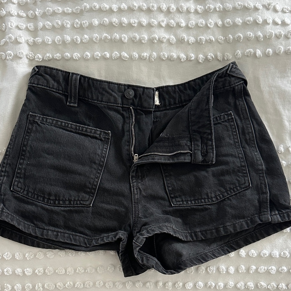 We The Free Black Jean Shorts